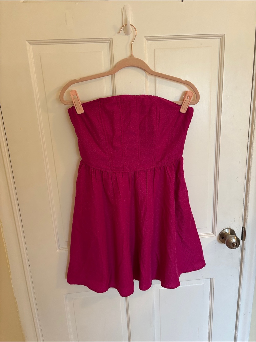 Land of the Free Strapless Fuchsia Party Dress Size Medium